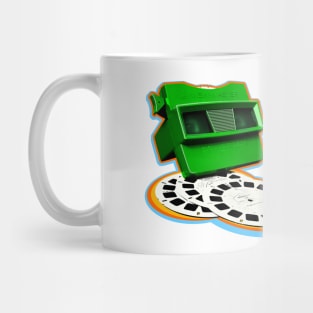 Super View-Master Toy in Green with Candy Color Bursts Mug